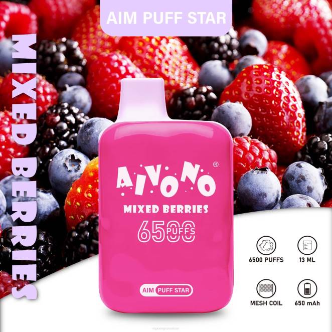 Vape Suisse Pas Cher - Aivono AIM PUFF STAR 6500 baies mélangées 446J290