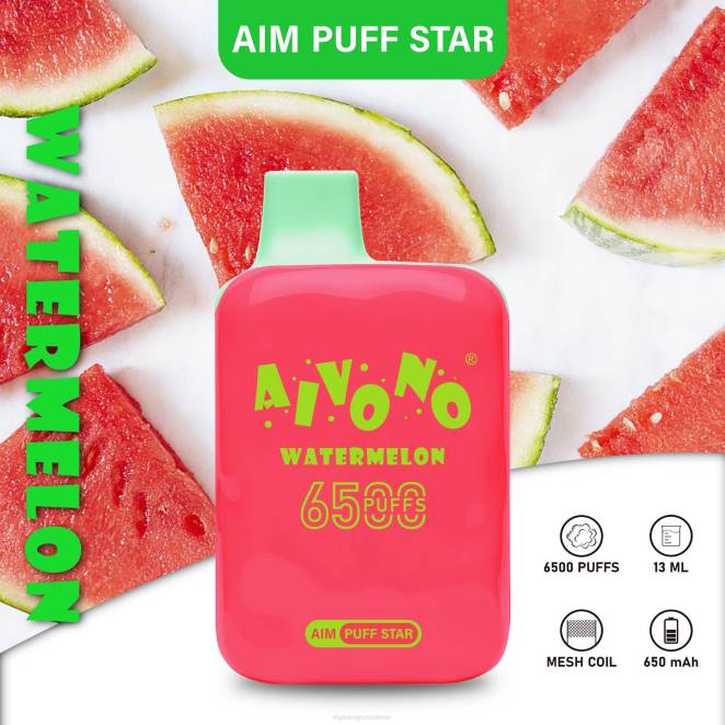 Vapotage Suisse - Aivono AIM PUFF STAR 6500 pastèque 446J291
