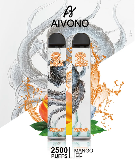 Vape En Gros - Aivono AIM SNAKE 2500 glace à la mangue 446J313