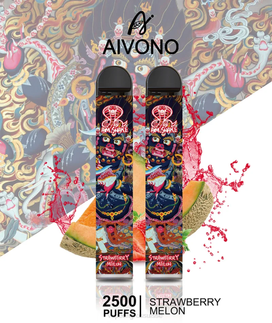 Vaporizer Zurich - Aivono AIM SNAKE 2500 melon fraise 446J320
