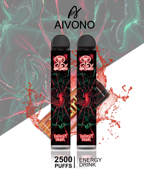 Vapotage Suisse - Aivono AIM SNAKE 2500 boisson énergisante 446J305