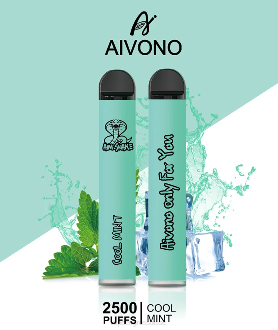 Vapoteuse En Gros - Aivono AIM SNAKE 2500 menthe fraîche 446J302