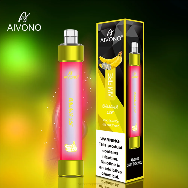 Vape Genève - Aivono AIM FIRE 1000 glace à la banane 446J324