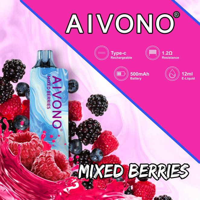Vape Jetable Suisse - Aivono AIM GUN 7000 baies mélangées 446J111