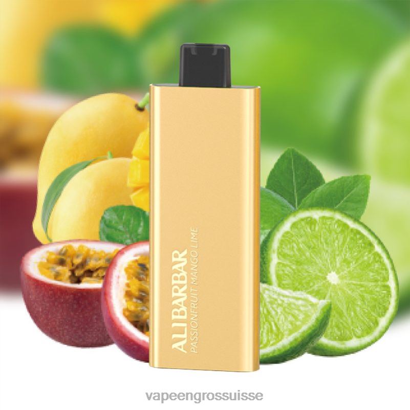 Vape Suisse Pas Cher - Alibarbar Pandora 7000 vapes jetables fruit de la passion mangue citron vert V084P58