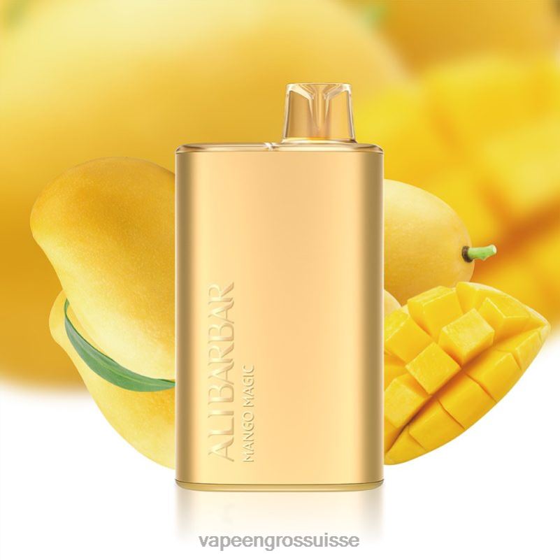 Eliquide En Gros - Alibarbar Rich 8000 vapes jetables magie de la mangue V084P7