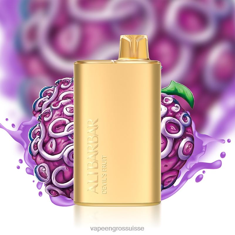 Vape Genève - Alibarbar Rich 8000 vapes jetables buzz de banane V084P2