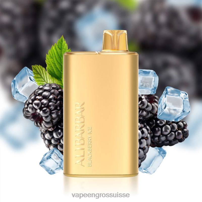 Vape Suisse Pas Cher - Alibarbar Rich 8000 vapes jetables glace aux mûres V084P10