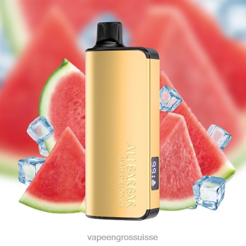 Stylo Vape Jetable - Alibarbar Ingot 20000 vapes jetables glace à la pastèque V084P45