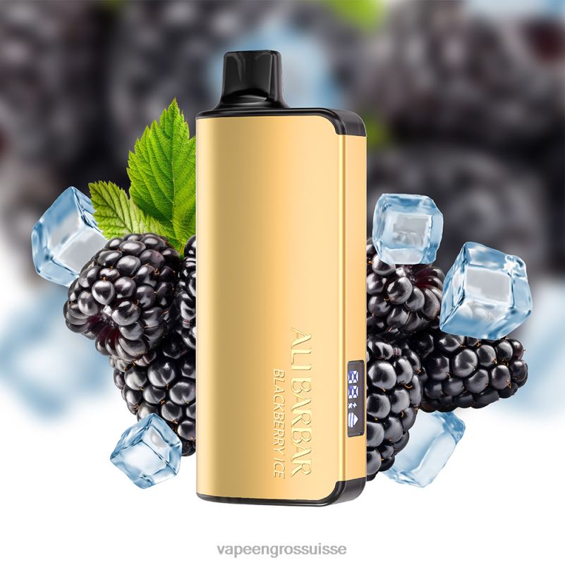 Cigarette Electronique En Gros - Alibarbar Ingot 9000 vapes jetables glace aux raisins V084P20