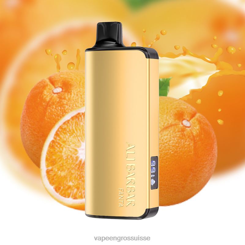 Vape Atomiseur - Alibarbar Ingot 9000 vapes jetables coucher de soleil en Californie V084P16