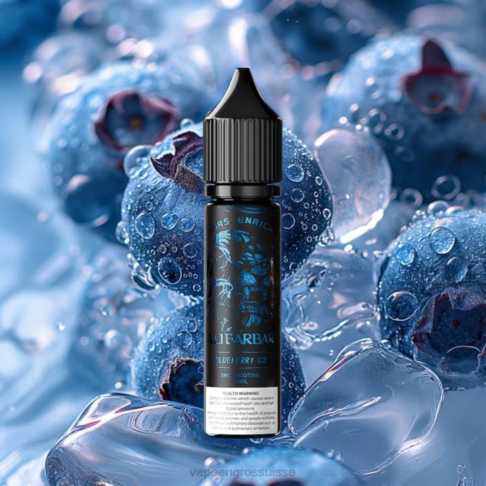 glace aux myrtilles