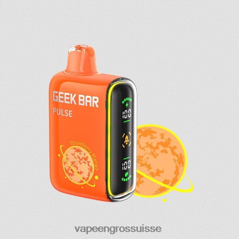 Cigarette Electronique En Gros - mangue fraise 82F24281 GEEK BAR Pulse édition planète 7500 bouffées/15000 bouffées