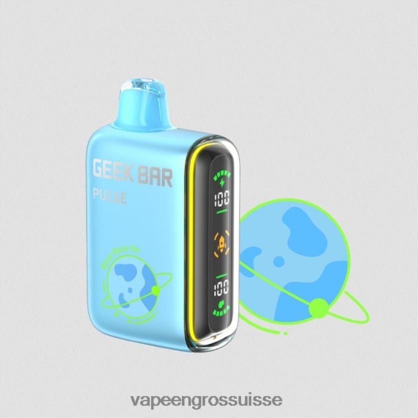 Vape Suisse Pas Cher - glace bleue 82F24276 GEEK BAR Pulse édition planète 7500 bouffées/15000 bouffées