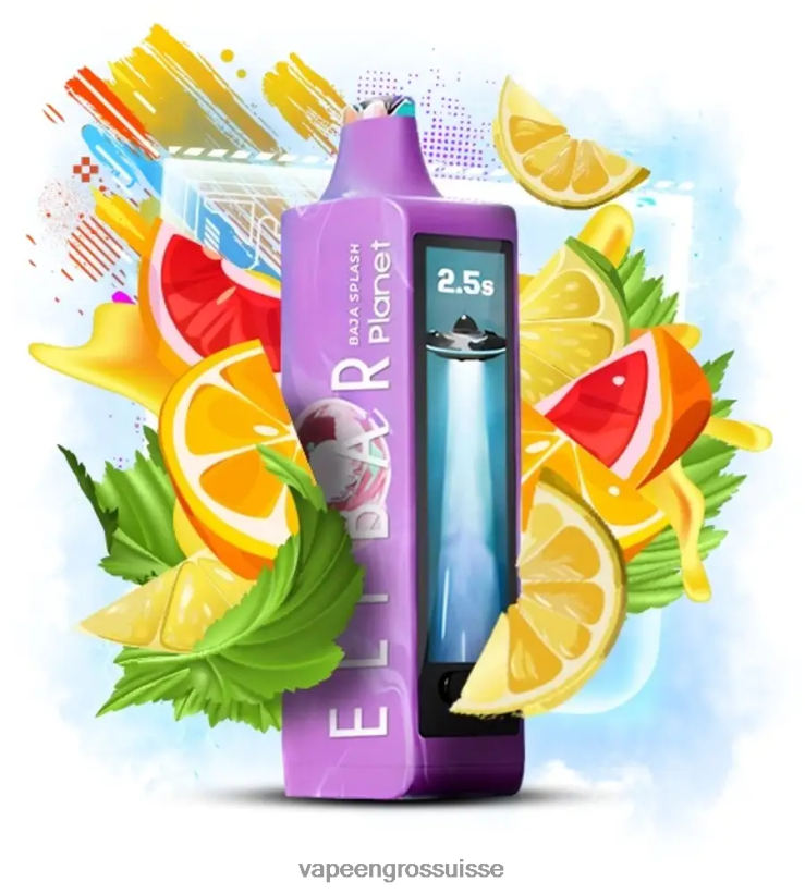Vaporizer Zurich - baja éclaboussure Elf Bar Planet 25000 L6J2J626