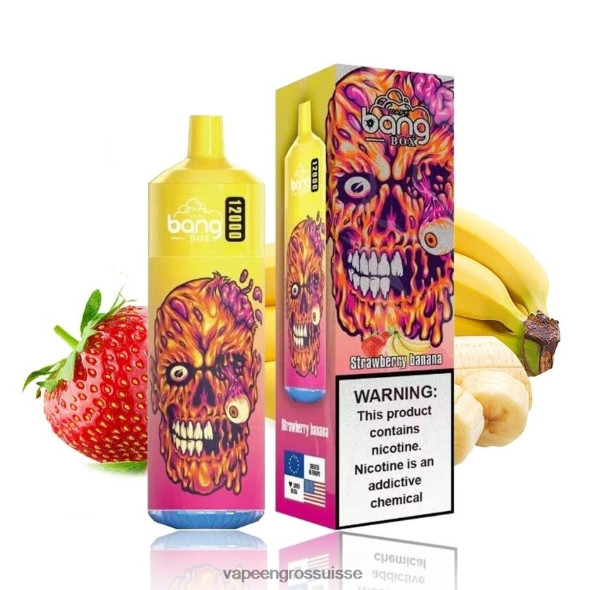 Cigarette Electronique En Gros - fraise banane 82F242114 Bang Box 12000 bouffées