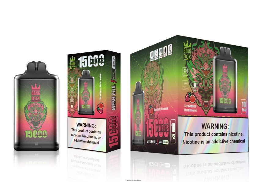 Vape En Gros Suisse - Bang Box s1-15000 bouffées pastèque fraise F4426H103