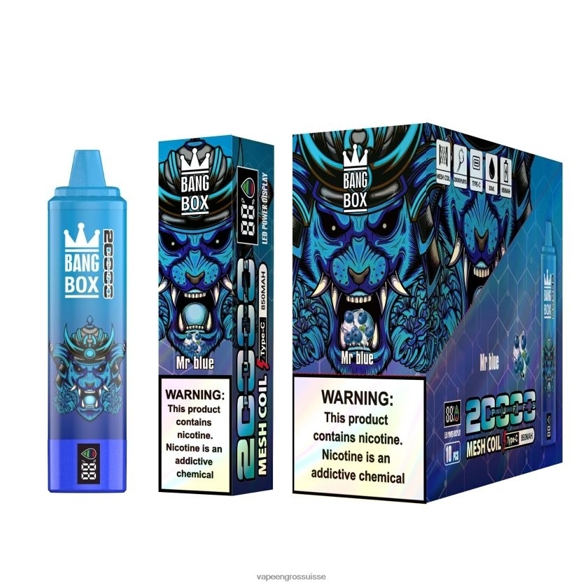 Vapoteuse En Gros - monsieur bleu 82F242129 Bang Box 20000