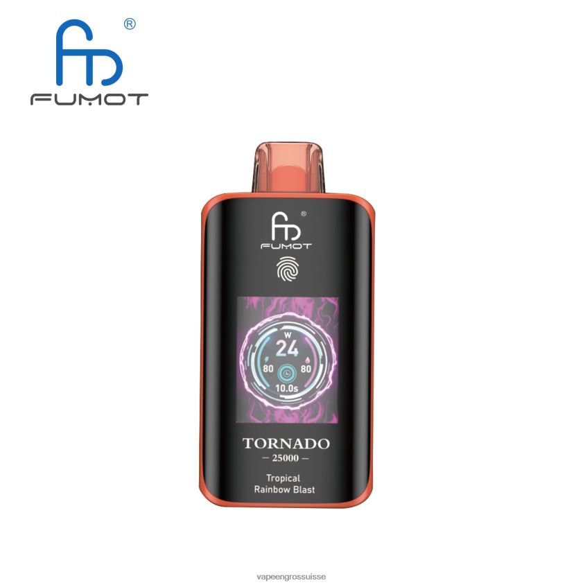 Vape En Gros Suisse - explosion d'arc-en-ciel tropical Fumot Tornado 25000 vapes jetables T28X8V13