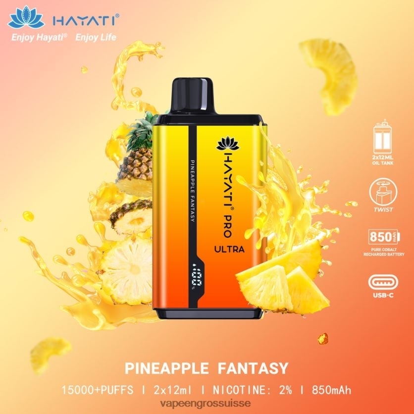 Cigarette Electronique En Gros - fantaisie d'ananas 82F242213 Hayati Pro Ultra