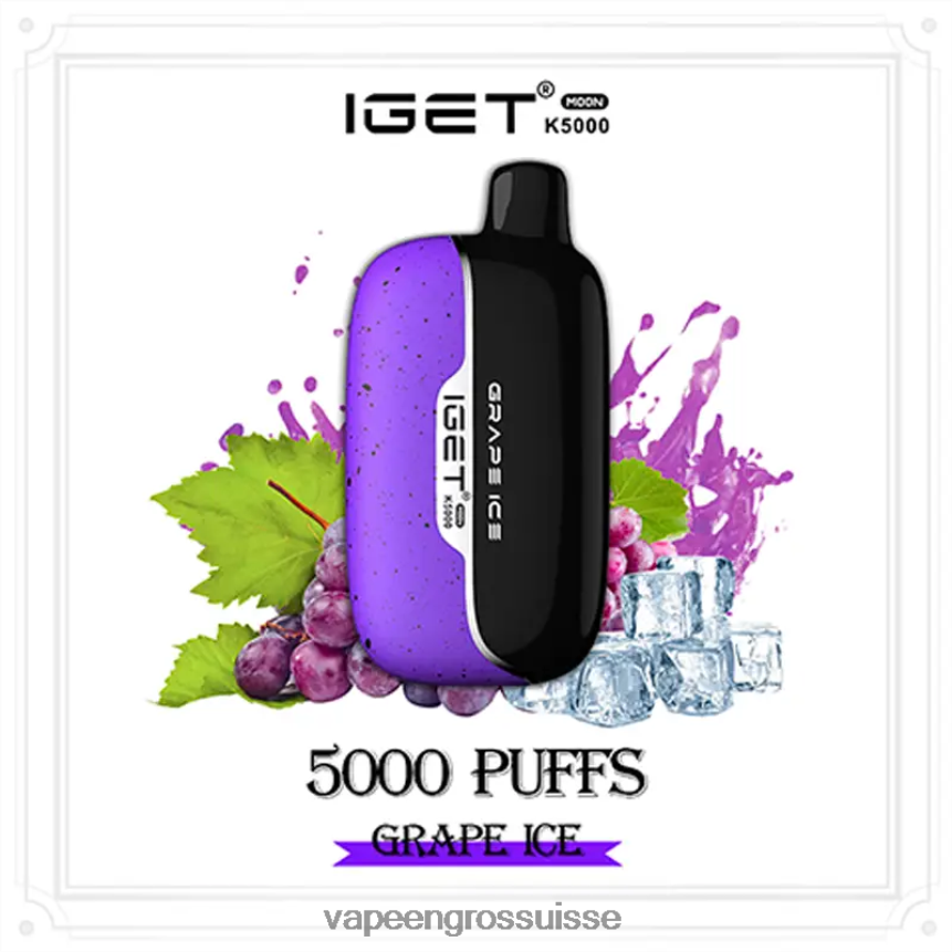 Cigarette Electronique En Gros - IGET Moon k5000 glace aux raisins 6J08484