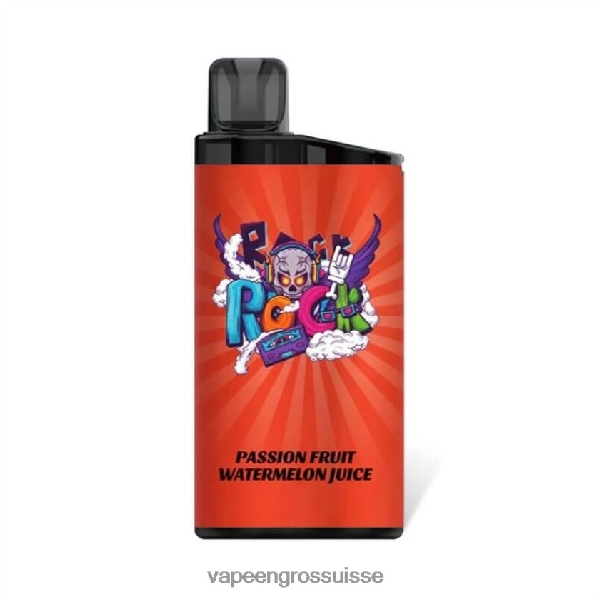 Magasin Vape Genève - jus de pastèque aux fruits de la passion 82F24297 IGET BAR 3500 5% de nicotine