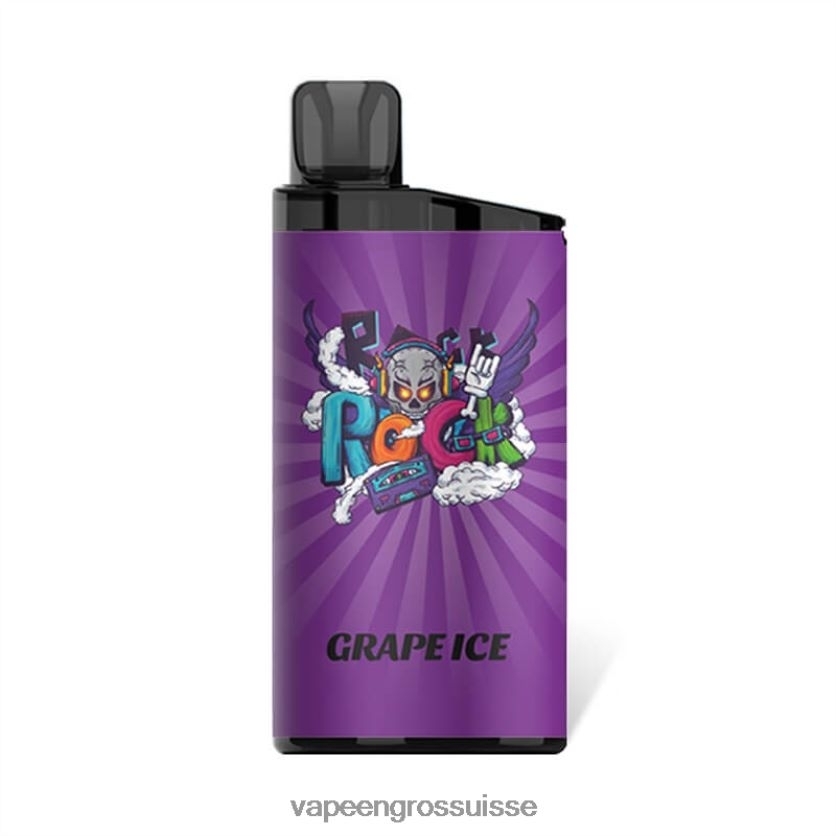 Vapotage Suisse - glace aux raisins 82F24288 IGET BAR 3500 5% de nicotine