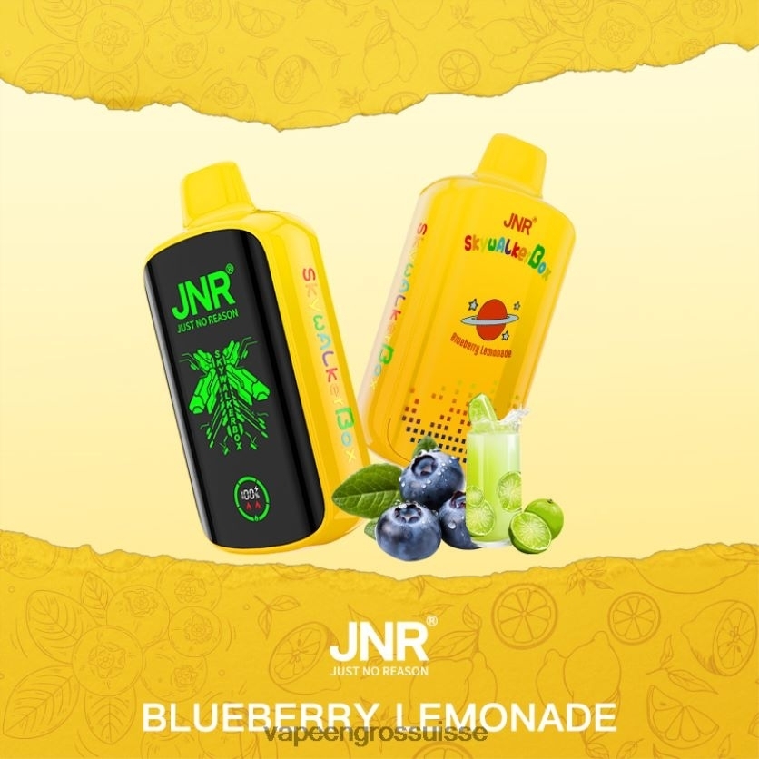 Vape En Gros Suisse - limonade aux bleuets 82F242584 JNR SKYWALKER BOX