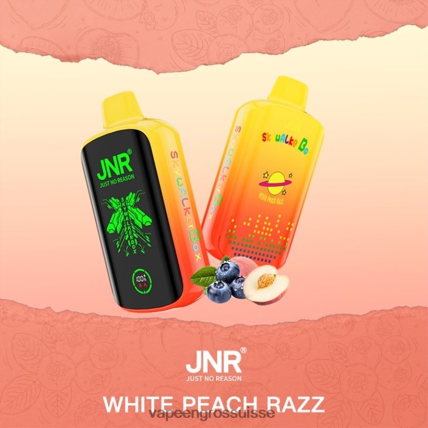 Vape Genève - Razz à la pêche blanche 82F242596 JNR SKYWALKER BOX