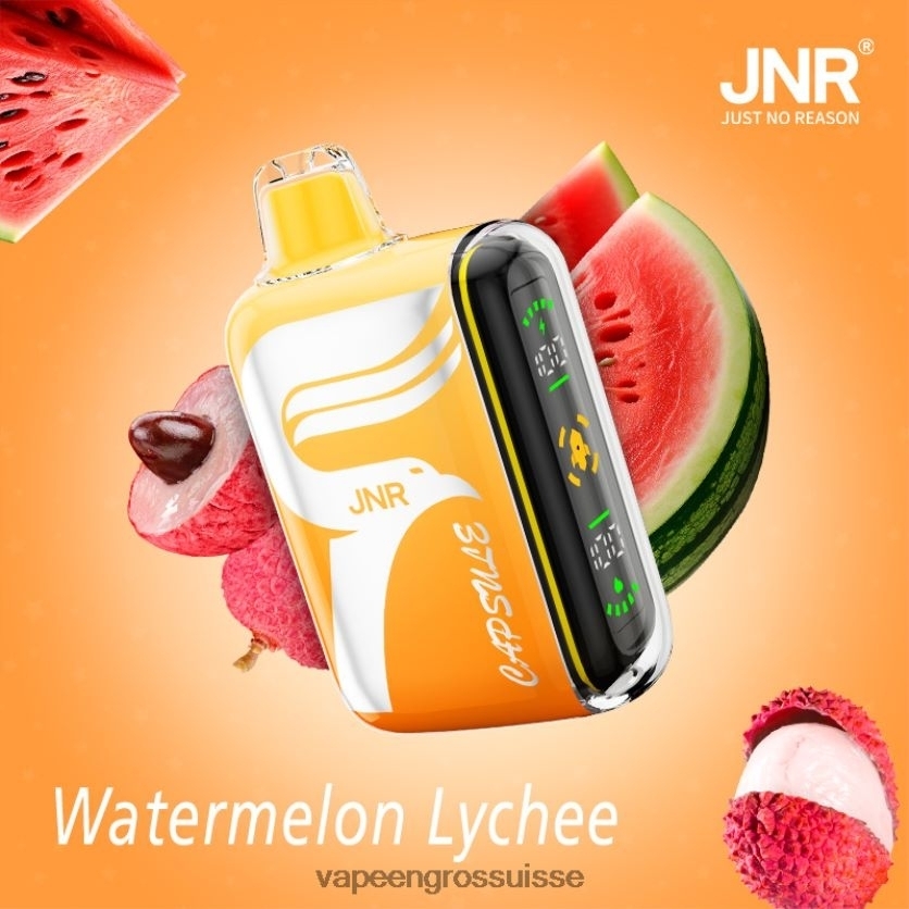 Vapotage Suisse - litchi pastèque 82F242616 JNR CAPSULE