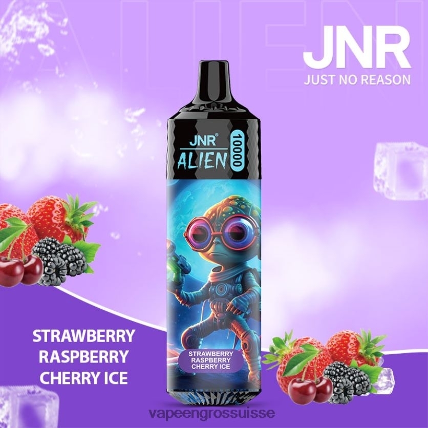 Cigarette Électronique Genève - glace à la fraise, à la framboise et à la cerise 82F242663 JNR ALIEN