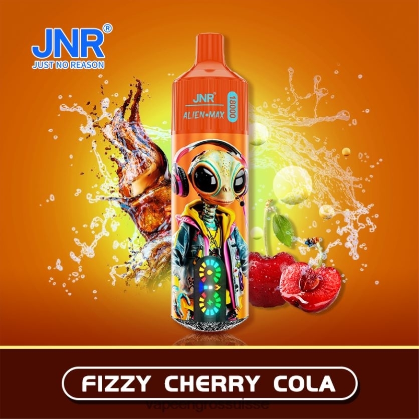 E Liquide Suisse - cola pétillant aux cerises 82F242578 JNR ALIEN MAX