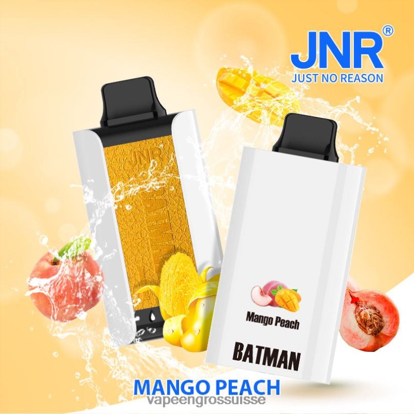 E Liquide Suisse - JNR BATMAN 11000 pêche à la mangue VN24L6