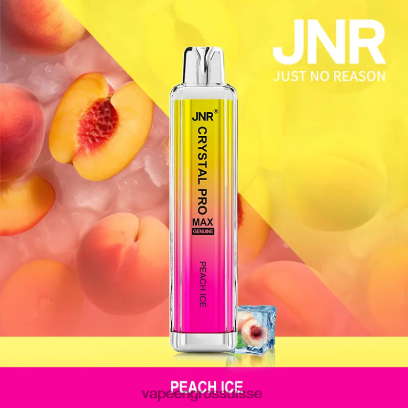 E Liquide Suisse - glace à la pêche 82F242743 JNR CRYSTAL PRO MAX
