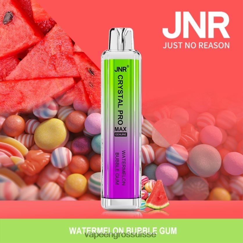 Magasin Vape Genève - bubble-gum à la pastèque 82F242757 JNR CRYSTAL PRO MAX