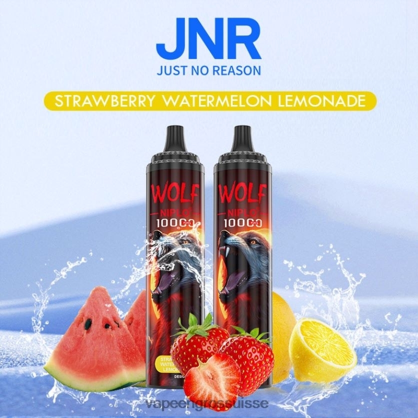 Cigarette Electronique En Gros - limonade aux fraises et à la pastèque 82F242774 JNR WOLF NIPLO