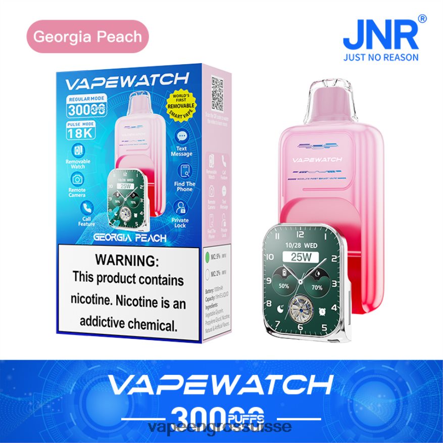 Cigarette Électronique Genève - JNR montre vape 2X4J6D3 pêche de Géorgie