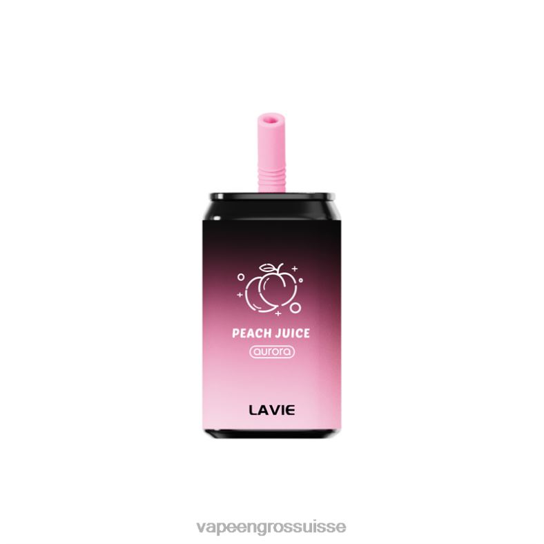 Cigarette Electronique En Gros - jus de pêche LAVIE Aurora 11000 bouffées 0TDZX144
