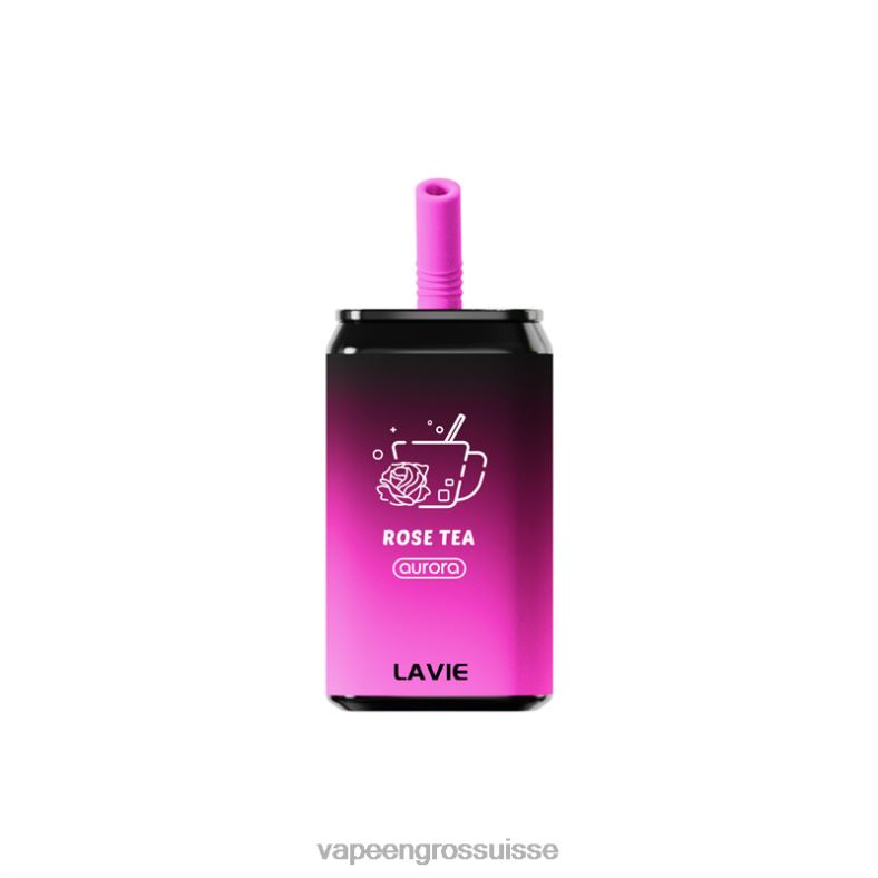 Vapoteuse En Gros - thé à la rose LAVIE Aurora 11000 bouffées 0TDZX148