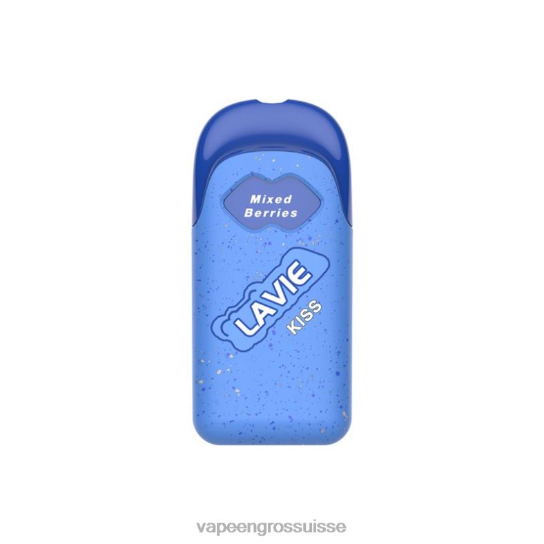 Vape Jetable Suisse - baies mélangées LAVIE KISS 8000 bouffées 0TDZX111