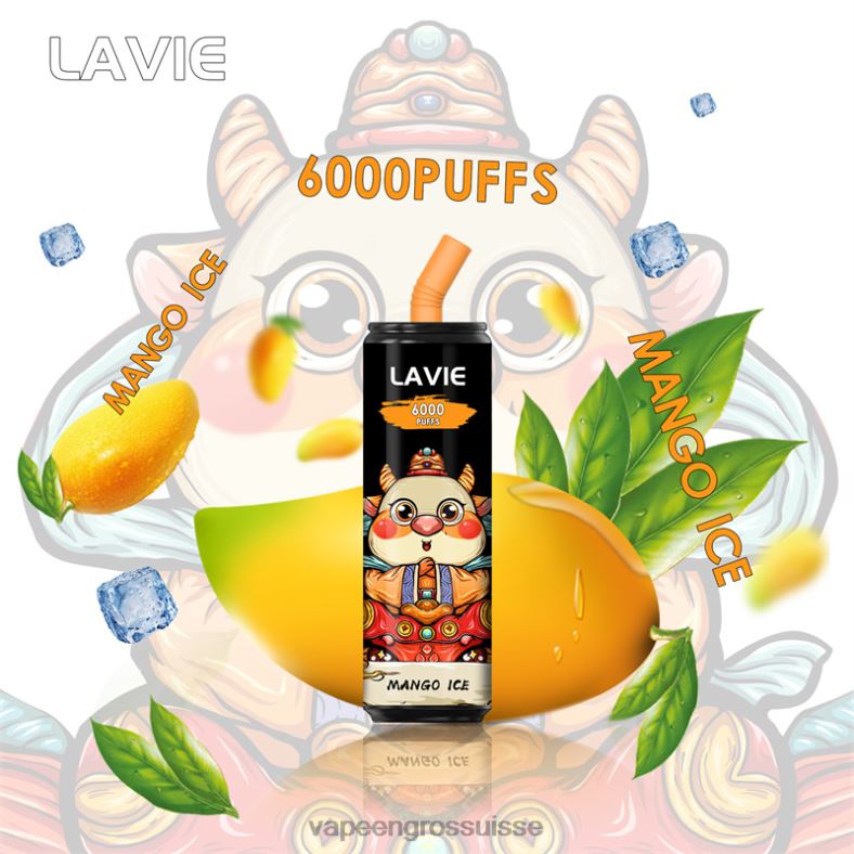 Cigarette Electronique En Gros - glace à la mangue LAVIE Coke BAR 6000 bouffées 0TDZX270