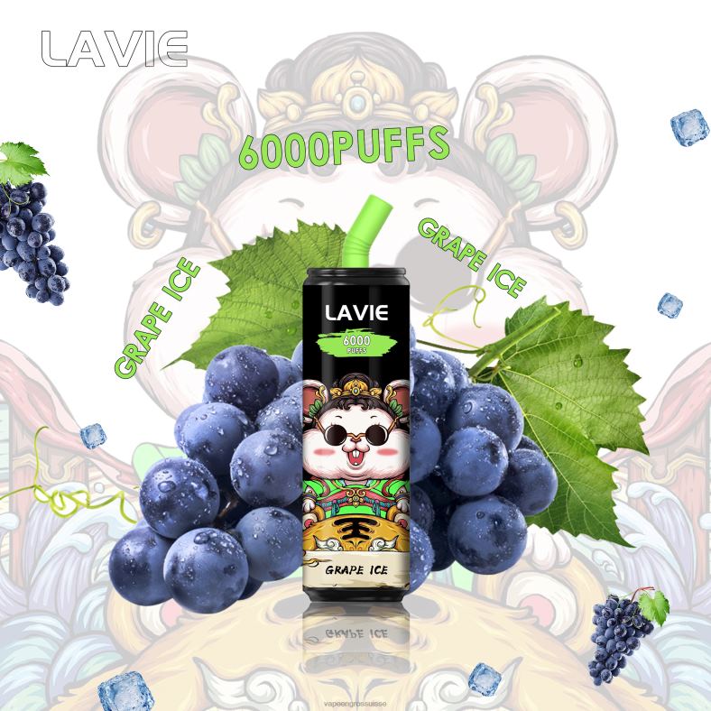 Cigarette Électronique Genève - glace aux raisins LAVIE Coke BAR 6000 bouffées 0TDZX269