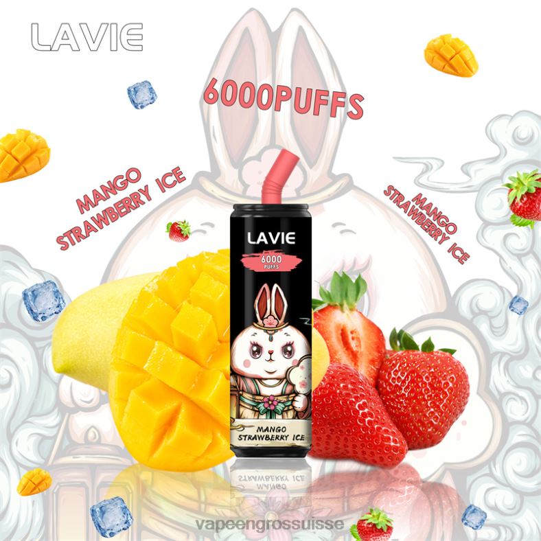 Eliquide En Gros - glace à la mangue et aux fraises LAVIE Coke BAR 6000 bouffées 0TDZX273