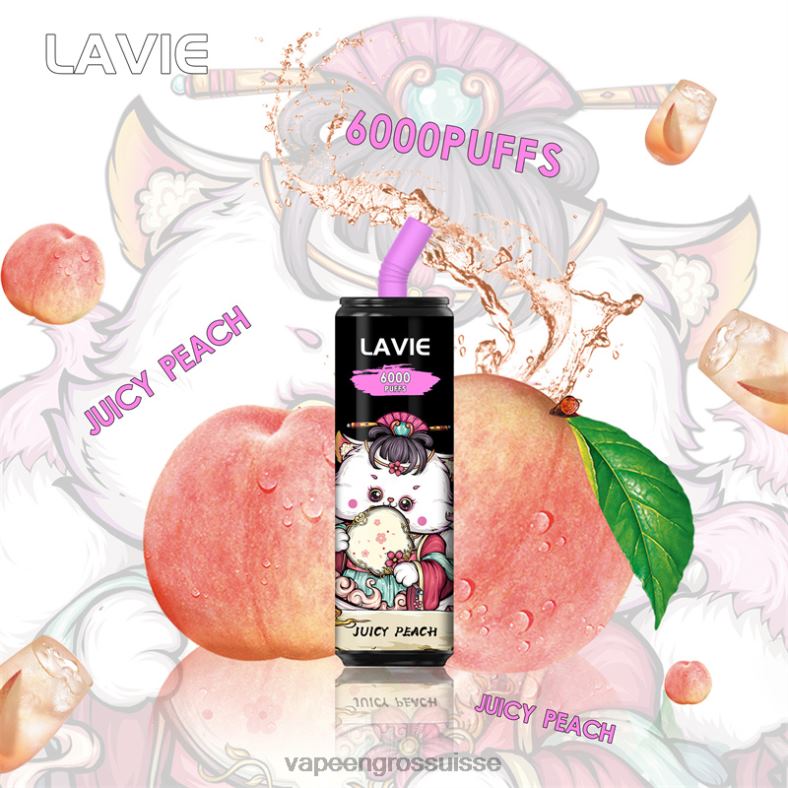 Vape En Gros - pêche juteuse LAVIE Coke BAR 6000 bouffées 0TDZX271