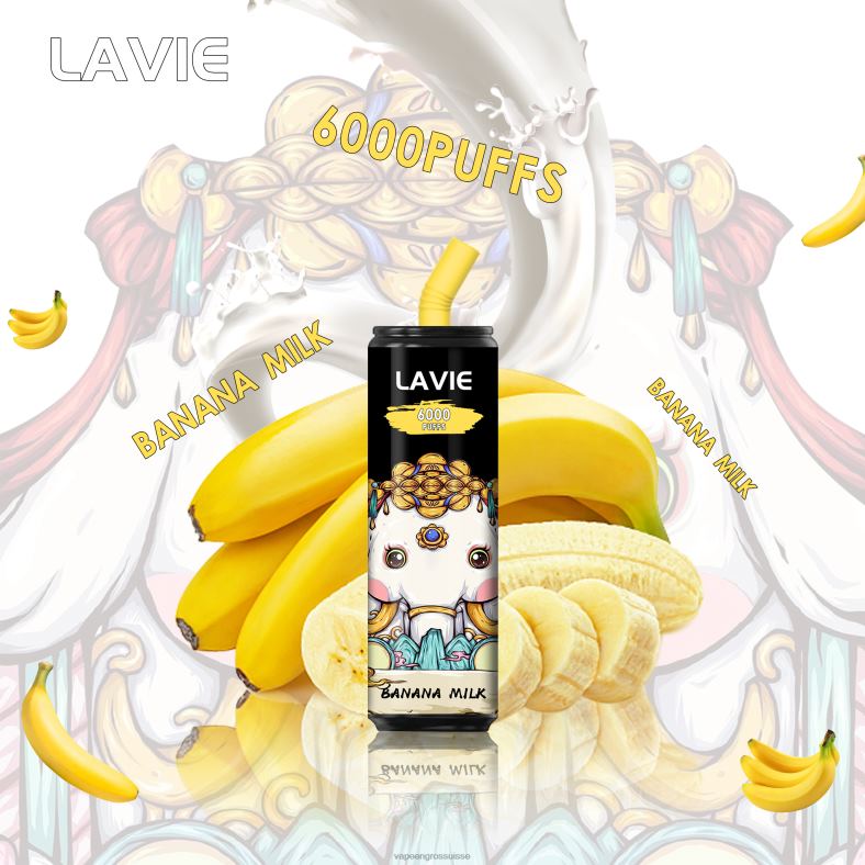Vapoteuse En Gros - lait de banane LAVIE Coke BAR 6000 bouffées 0TDZX274