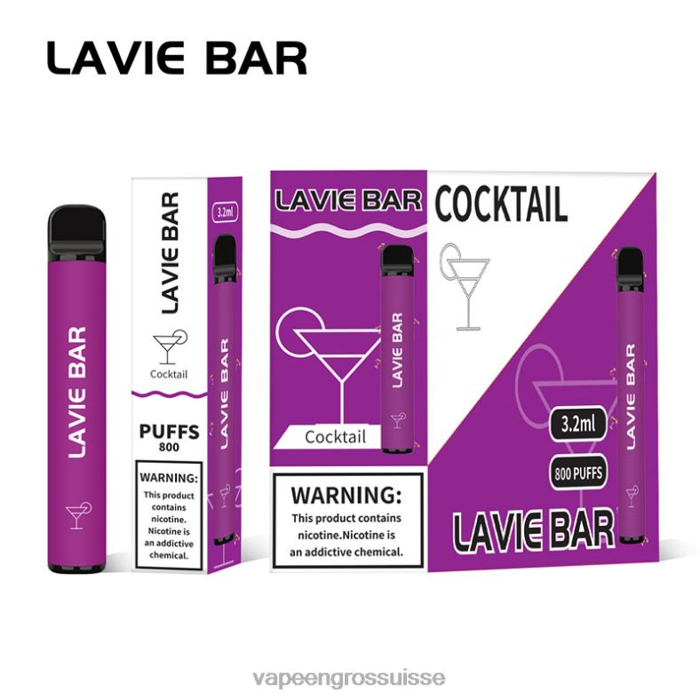 Cigarette Electronique En Gros - cocktail LAVIE BAR 800 bouffées 0TDZX312