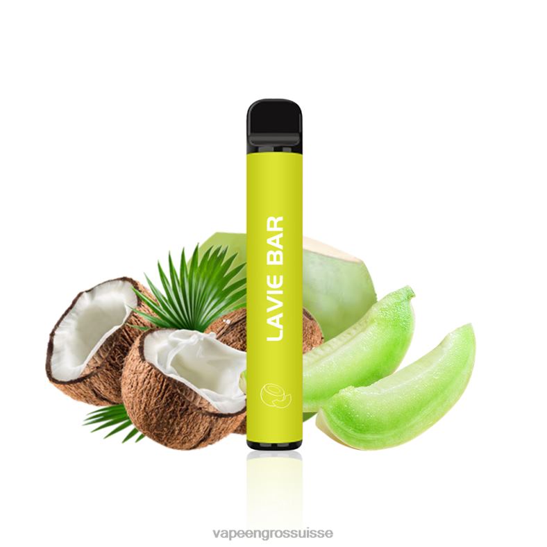 Vape Genève - melon coco LAVIE BAR Version 2% 800 bouffées 0TDZX324