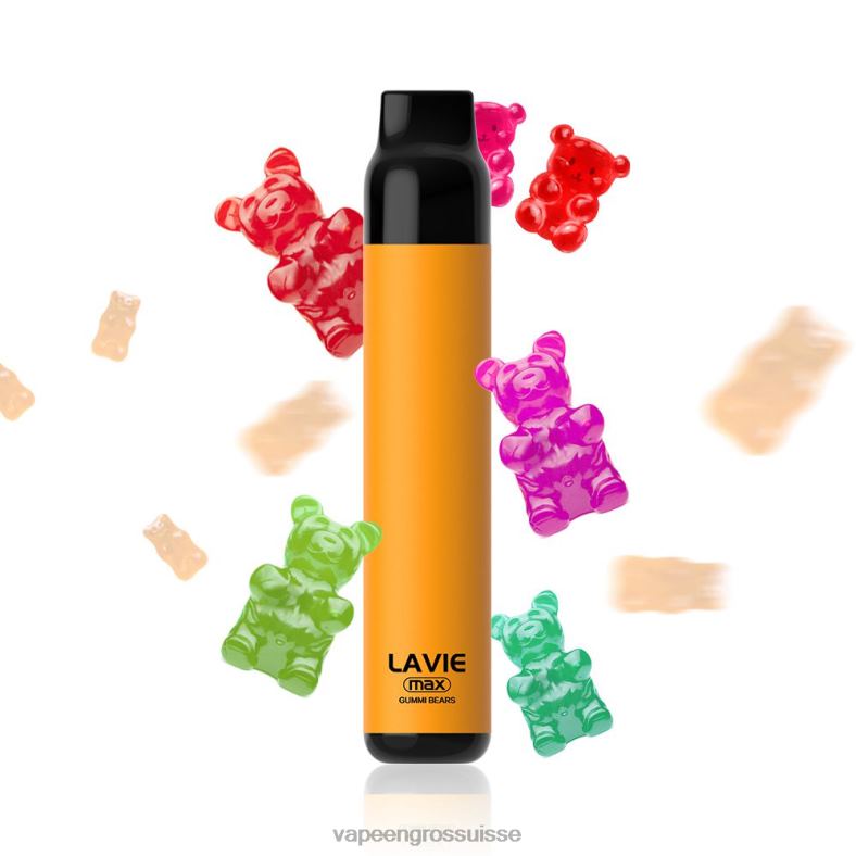 Vape Genève - oursons gommeux LAVIE BAR 5000 bouffées - maximum 0TDZX282