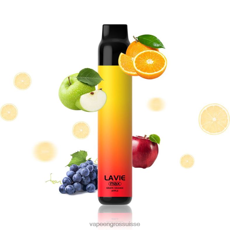 Vape Jetable Prix - raisin orange LAVIE BAR 5000 bouffées - maximum 0TDZX280