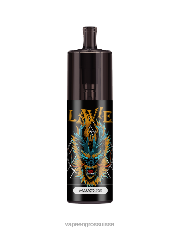 E Liquide Suisse - glace à la mangue LAVIE COLOUR BAR Contrôle du débit d'air 10 000 bouffées 0TDZX328